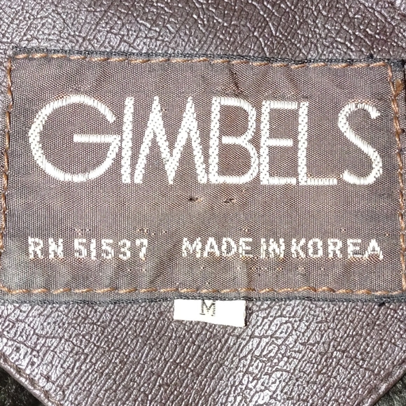 GIMBELS LAMB SKIN LEATHER - Picture 6 of 6